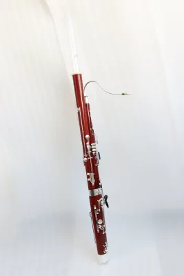 FBN-250S Lightweight Children Bassoon Maple Body Silver Plated Keys for Beginner Student Aged 7-11