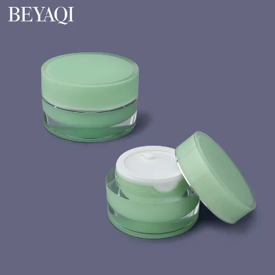 High End Good Quality Multipurpose Double Wall Replaceable 15ml 30ml Refillable Cream Jar,cream Jar 50 Ml,cream Packaging Jar