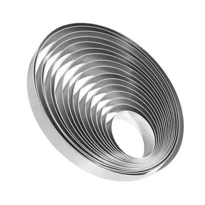 Multi-Size Heavy-Duty Stainless Steel Cake Cutters Durable Round Baking Rings for Pastry Dessert Cake Making
