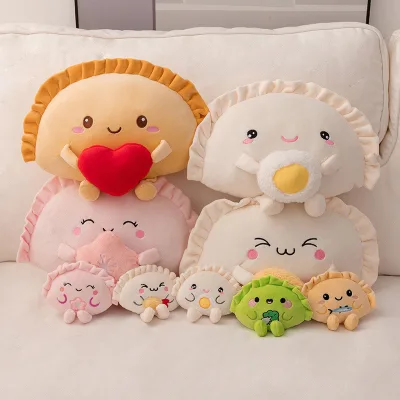 Creative Dumpling Doll Plush Keychain Toy Cute Dumpling Expression Doll Children's Sleep Pillow Doll