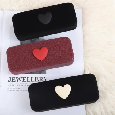 Bestpackaging Cheap Price Eyeglasses case Custom Spectacle case Leather Metal Optics Glasses case Hard