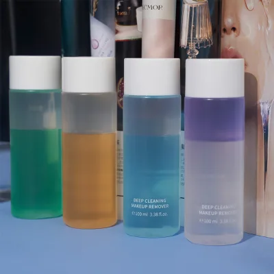 Wholesale Custom Logo Cleansing Oil Makeup Remover Oil and Water Liquid Make up Remover for Lip and Eye