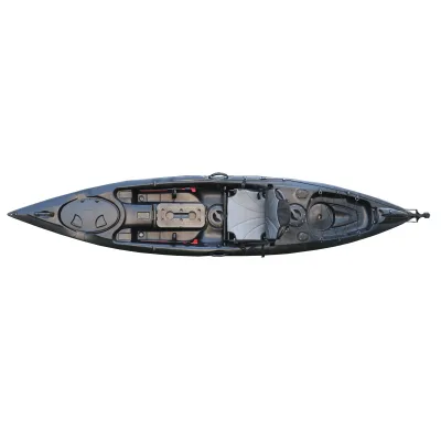 Trade Assurance High Quality 3.96m 13ft Sit-On-Top Rotomolded Fishing Kayak 1 Person Capacity Wholesale Sales