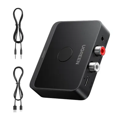UGREEN 6.0 Receiver with LDAC, Hi-Res Wireless Audio Adapter with Low Latency, for Old Stereo/Speakers/Wired Speakers