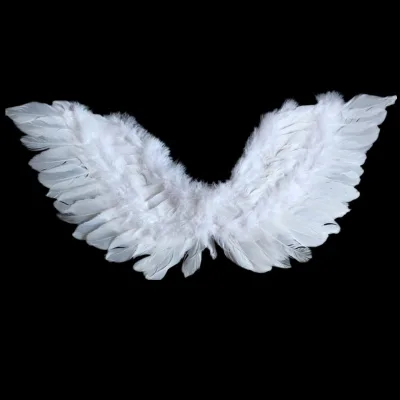 White Goose Feather Small Angel Wings Wholesale for Party Decoration