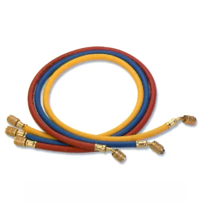 3pcs Hose Set 72" Charging Hose Set 3-Color AC Charging Hose With Valve