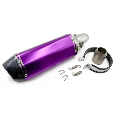 Ixil Exhaust Motorcycle Purple Db Killer Exhaust Small Motorcycle Muffler for Z250 Z900 K8 ER6N FZ1 R1 R6