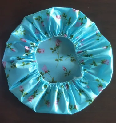 Printed Polyester Fabric Shower Cap