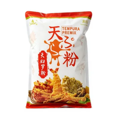 Yumart OEM Japanese Style Tempura Powder Halal Certified 1kg Pack 700g Pack 10 kg Pack for Food Service