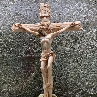 Customized Outdoor Large Glass Resin Jesus Statue Figure Sculpture for Church Decoration