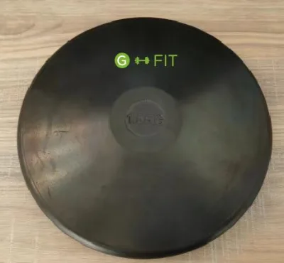 Track Field Offical Black Rubber Discus -Available in Multiple Weight 1kg 1.5kg 2kg Durable Smooth Edges Training Rubber Discus