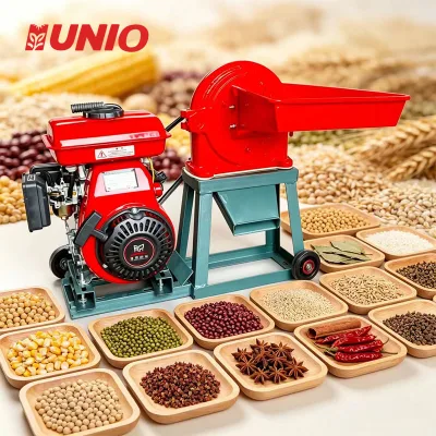 Factory Direct Stable Running Dry Crop Processing Unit Cereal Milling Machine Feed Pulverizer Grain Pulverizer