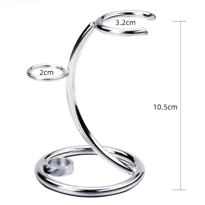 Best Selling Shaving Stand for Safety Razors Straight Razor Zinc Alloy Holder Shaving Brush Razor Stand  for Salon Home