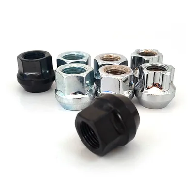 Steel Wheel Lug Nut, Metric Thread Tire Nut, Fastener for Family Sedan Wheels