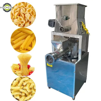 Automatic Industrial Restaurant Bakery Snack Food Spaghetti Macaroni Noodles Making Pasta Extruder and Mixer Machine