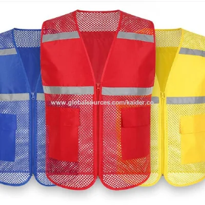 High visibility safety vest with customize size reflective vest