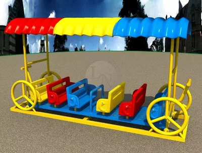 Popular Children Outdoor Unpower Playground Swing Boat Kids Amusement Park Swings Products