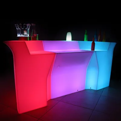 Outdoor Plastic Colorful Led Mobile bar