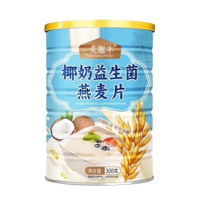 Spot Coconut Milk Probiotic Oatmeal 300g Canned Breakfast Meal Satiety Cereal Students