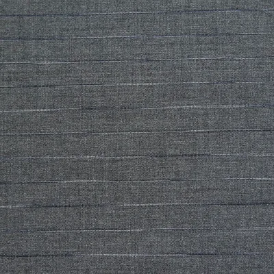 TR Spandex Yarn-Dyed Pinstripe Suiting Fabric with Cool Finish for Trousers (235GSM)
