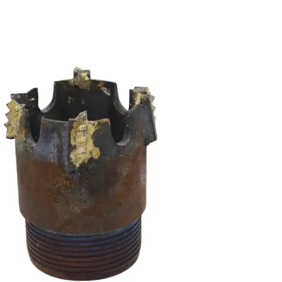 Geological Exploration Alloy Crown Drill Bit | Forged Lithium Alloy Mining Drill Tool for Rock and Ore Drilling