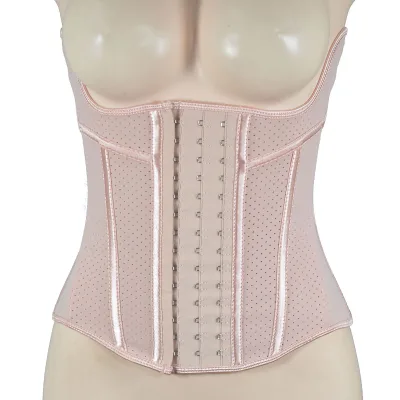28CM Height Short Torso Breathable Latex Corset Breathable Waist Trainer Slimming Waist Clincher Girdle Postpartum Belly Band