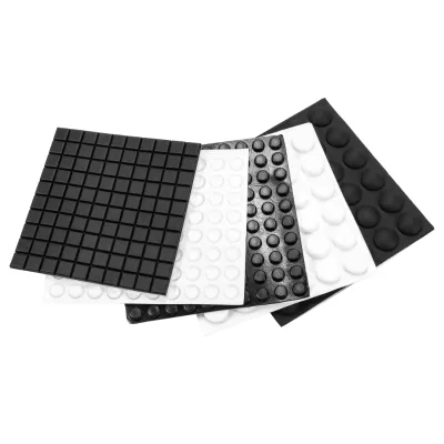 Self Adhesive Silicone Rubber Feet Pad Non-slip Silicone Rubber Bumper Foot Pad Dampers