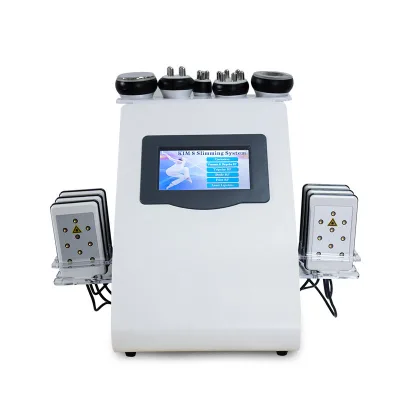 Hot Selling 80k Cavitation Beauty Machine 6 in 1 Vacuum Cavitation System Beauty Machine