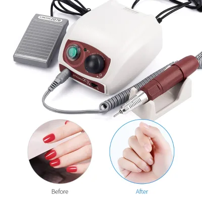 Professional Cordless Electric Nail Drill Machine Lightweight Adjustable Speed Ideal for Home Use
