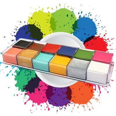 New Cruelty Free Body Face Paint Halloween Party Face Oil Neon Painting Lady Painting Painted 12 Color Body Paint