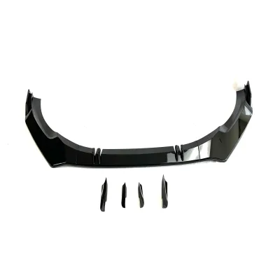 Rs5 Black Front Lip for Original Audi A5 Car 2020-2022