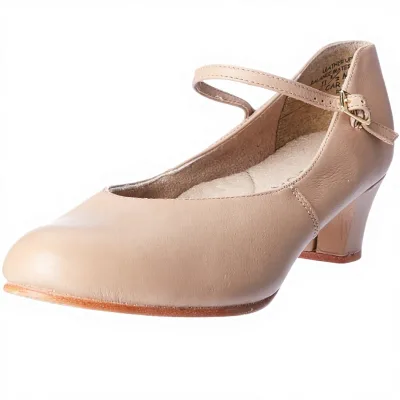 EVKOODANCE Women's Footlight Character Shoe with PU Upper and Leather Outsole Low Heel 5-6cm Customized Color Fast Deliver