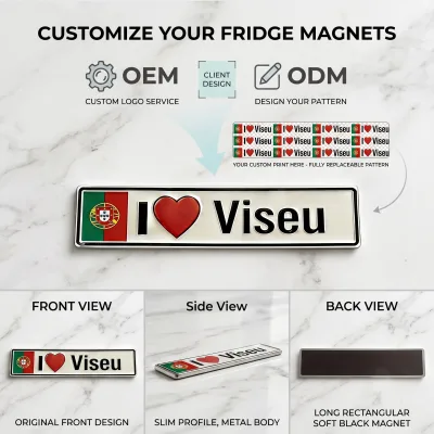 Personalized the United States Various Cities Creative Design Metal High Quality Refrigerator Magnet