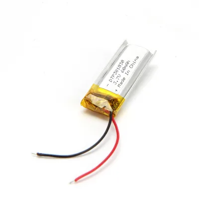 Rechargeable Hot Sell Battery 3.7V 60mAh 301030 Li-po Battery Cell