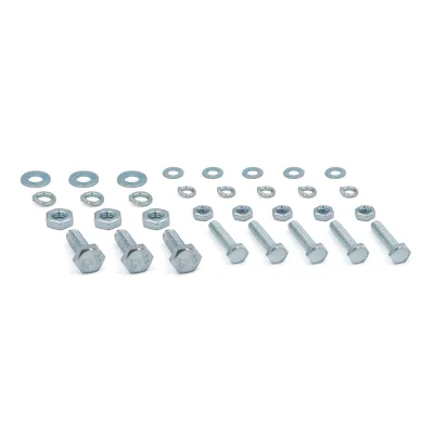 32pcs Multi-layer Galvanization Nuts and Bolt Assortment M6 M8 Hex Nuts Kit