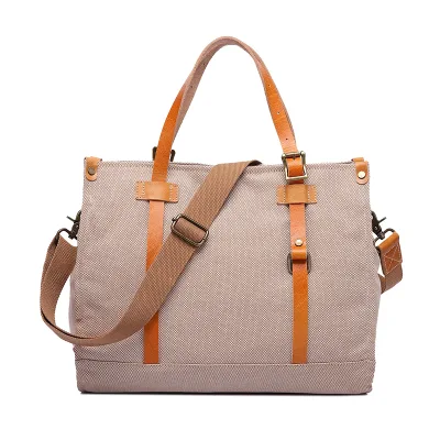 Custom Waterproof Handmade Vintage Fashion Luxury Designer Women's Canvas Tote Shoulder Bags Denim Canvas Handbags