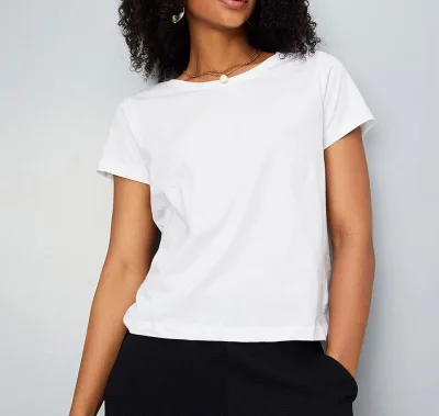 Women's Basic Y2k T Shirt Custom Fashion Breathable Cotton Fabric Comfortable and Soft for Casual Women t Shirt