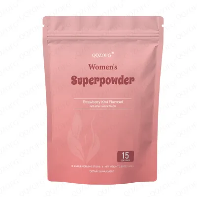 OEM Women Super Powder Strawberry Kiwi Flavored Powder Drink Dietary Supplement 15 Sticks Natural Hight Quality Factory Price