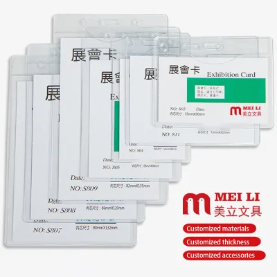 ID Badge Holder Pouches Business Style Waterproof Badge Holders