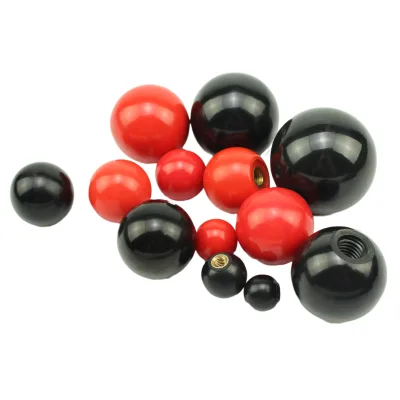 OEM Ball Knob Custom Size Color Thread M4-M24 Bakelite Plastic High Gloss for Machine Tool Clamping Lever Handle