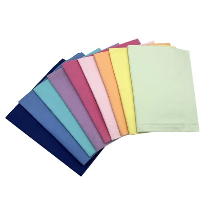 Durable Self - Adhesive Wool Sheets for Decoration 100% Polyester Soft Felt Fabric Non-woven
