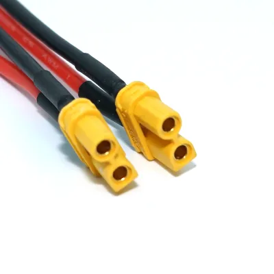 XT30 Male Power Connector Compact 30A Plug for Lithium Ion Batteries, Low-Resistance Design for High Performance RC