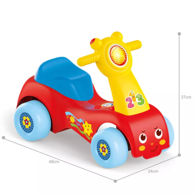 ABS Plastic Car Toddler Ride on Toys Car With Light Baby Scooter Walker Toy