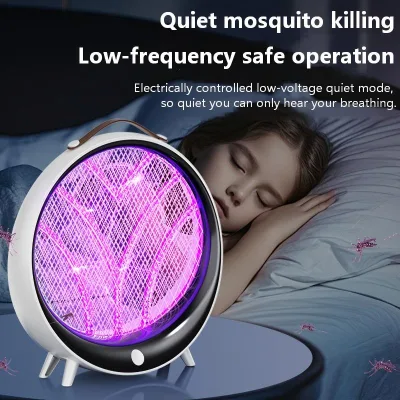 Electric Mosquito Killer Lamp with Handle for Outdoor Use Camping