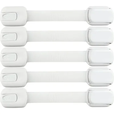 Wholesale Price Safety Cabinet Lock Baby Proofing Kit Locks Plastic Protection Kids Safety Door Lock for Drawer Door Cabinet