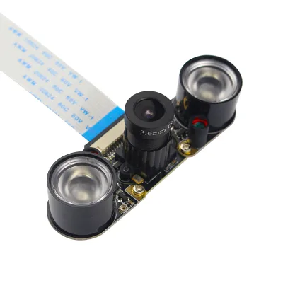 New 5MP Raspberry Pi Camera Focal Adjustable Night Vision Camera + Infrared Sensor Light For Raspberry Pi 4B 3B+ 3B Zero