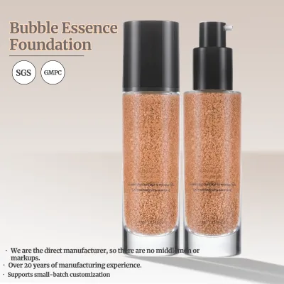 Bubble Essence Foundation Lightweight Moisturizing Concealer Long Lasting Hydrating Makeup Base Smooth and Gentle Fit