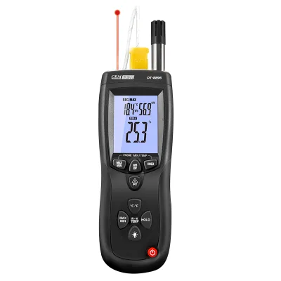 CEM Three-in-One Professional Temperature & Humidity Meter Industrial High-Precision Gauge DT-8896 Made in China