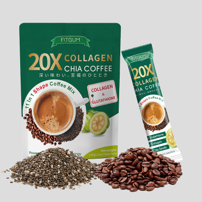 Collagen Chia Seed Three in One Coffee slimming Coffee Vine Yellow Fruit Coffee