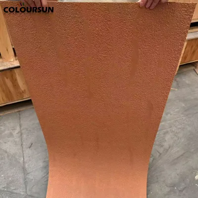 Waterproof Outdoor Flexible Stone Panel Travertine Artificial Wall Panels Rammed Earth Board Artificial Stone Veneer Exterior